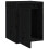 Berkfield Wall Cabinets 2 pcs Black 30x30x40 cm Solid Wood Pine 6