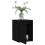 Berkfield Wall Cabinets 2 pcs Black 30x30x40 cm Solid Wood Pine 8
