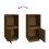 Berkfield Sideboard Honey Brown 38x35x80 cm Solid Wood Pine 6
