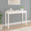 Berkfield Console Table White 110x40x75 cm Solid Wood Pine 3