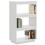 Berkfield Book Cabinet/Room Divider White 60x35x103 cm Solid Wood Pine 4