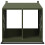 Berkfield Chicken Nesting Box with 2 Compartments Olive Green Metal 5