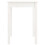 Berkfield Dining Table White 55x55x75 cm Solid Wood Pine 3