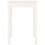 Berkfield Dining Table White 55x55x75 cm Solid Wood Pine 4