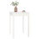 Berkfield Dining Table White 55x55x75 cm Solid Wood Pine 6