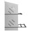 Berkfield Chicken Nesting Box with 4 Compartments Galvanized Silver Metal 6
