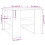 Berkfield Coffee Table White 55.5x55x45 cm Engineered Wood 7
