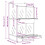 Berkfield Chicken Nesting Box with 4 Compartments Galvanized Silver Metal 11
