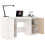 Berkfield Desk White 140x50x75 cm Solid Wood Pine 4