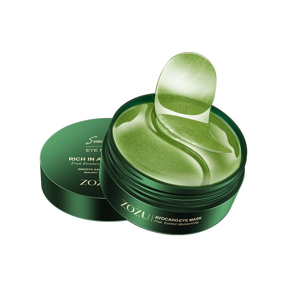 Green Under Eye Mask With Retinol And Vitamin E For Deep Hydration And Cooling, Unscented 1 Count