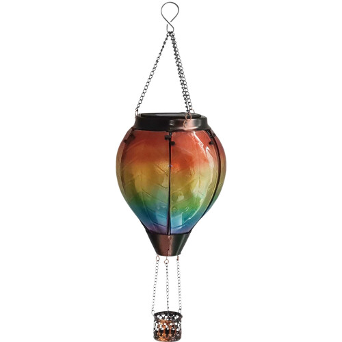 Solar Hot Air Balloon Lantern Outdoor Decor 1 Pack 1