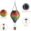 Solar Hot Air Balloon Lantern Outdoor Decor 1 Pack 4