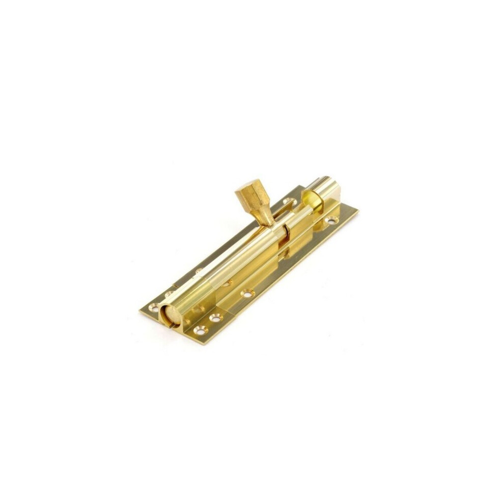 Securit Door Bolt - Brass - Image 2