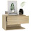 Berkfield Wall-mounted Bedside Cabinet Sonoma Oak 7