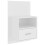 Berkfield Wall-mounted Bedside Cabinet High Gloss White 2