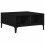 Berkfield Coffee Table Black Oak 60 x 60 x 30 cm 2