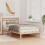 Berkfield Bed Frame Brown 75 x 190 cm Solid Pine Wood 3
