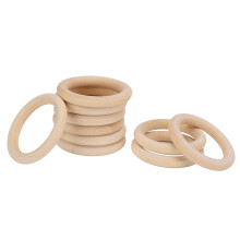 DIY knutselprojecten: Houten ringenset, natuurlijk hout voor handgemaakte accessoires, houten hangerconnectoren, vintage en rustieke decoratie.