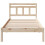 Berkfield Bed Frame Brown 75 x 190 cm Solid Pine Wood 5