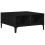 Berkfield Coffee Table Black Oak 60 x 60 x 30 cm 7