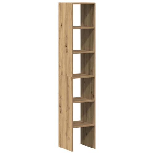 Berkfield Bookcases 2 pcs Stackable Artisan Oak 30x30x80 cm Engineered Wood 1