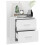 Berkfield Wall-mounted Bedside Cabinet High Gloss White 7