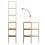 Berkfield Bookcases 2 pcs Stackable Artisan Oak 30x30x80 cm Engineered Wood 7
