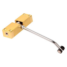 Stainless Steel Automatic Door Closer Adjustable Speed Quiet Heavy Duty for Interior Exterior Doors
