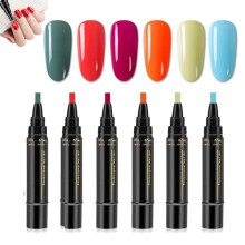 3 in 1 Gel Nail Polish Pen Set, Quick Dry Formula with LED Curing, 36 Color Options for Home Manicure
