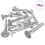 Berkfield Confirmat Screws 5000 pcs Silver Metal 2