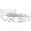 Berkfield Bed Frame with Headboard Brown 140 x 210 cm Solid Pine Wood 10