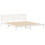 Berkfield Bed Frame with Headboard White 180 x 210 cm Solid Pine Wood 4