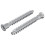 Berkfield Confirmat Screws 2 pcs Silver ò7 x 58 mm Metal 2