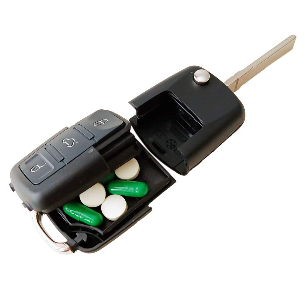 Hidden Car Key Safe Diversion Key Fob With Waterproof Secret Compartment For Money Jewelry Storage 9330225656425