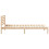 Berkfield Bed Frame with Headboard Brown 90 x 220 cm Solid Pine Wood 6