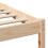 Berkfield Bed Frame with Headboard Brown 90 x 220 cm Solid Pine Wood 8