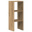 Berkfield Bookcase Stackable Artisan Oak 30x30x80 cm Engineered Wood 2