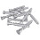 Berkfield Confirmat Screws 2500 pcs Silver Metal 2