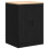 Berkfield Garage Storage Cabinet Black 60x51x85 cm Solid Wood Pine 2