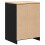 Berkfield Garage Storage Cabinet Black 60x51x85 cm Solid Wood Pine 8