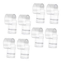 Bathroom Storage Hooks for Toothpaste Tubes, 8Pack Durable Wall Mounted Organizer with Secure Grip