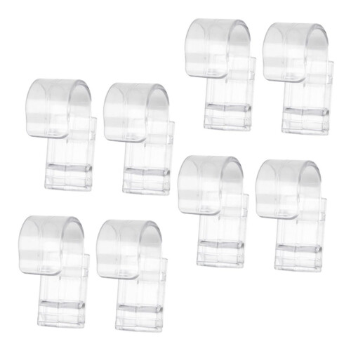 Bathroom Storage Hooks for Toothpaste Tubes, 8Pack Durable Wall Mounted Organizer with Secure Grip