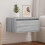 Berkfield Wall-mounted Bedside Cabinet with LED Lights Grey Sonoma 4