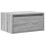 Berkfield Wall-mounted Bedside Cabinet with LED Lights Grey Sonoma 6