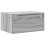 Berkfield Wall-mounted Bedside Cabinet with LED Lights Grey Sonoma 9