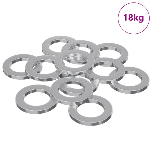 Berkfield Washers 50000 pcs Silver Iron 1