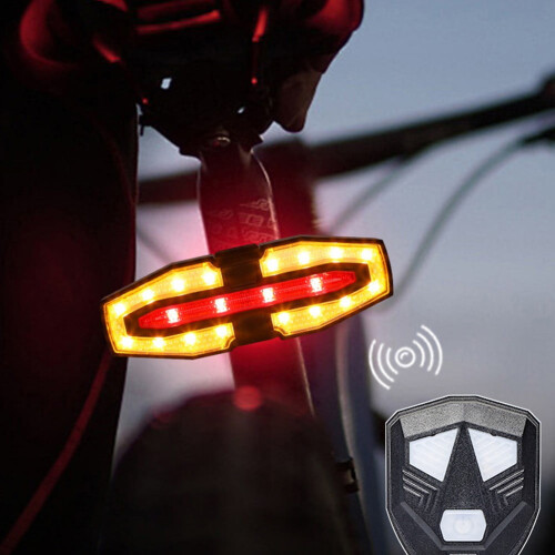 Bike Turn Signal Light Front Rear Wireless Remote Kit 2