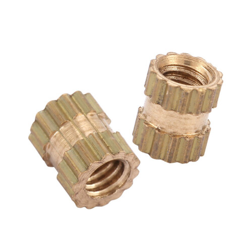 M2.5 Brass Knurled Inserts 100pcs M2.5*4*3.5 2