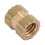 M2.5 Brass Knurled Inserts 100pcs M2.5*4*3.5 5