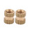 M2.5 Brass Knurled Inserts 100pcs M2.5*4*3.5 7